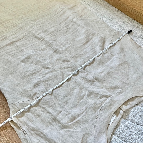 J Jill Love Linen Drop Shoulder Boat Neck Shift Dress Lagenlook Size XL Missy - Picture 10 of 11